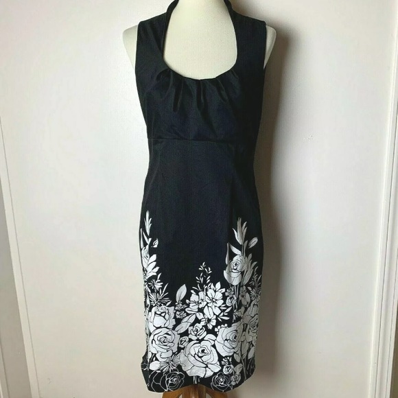 Spense Dresses & Skirts - Spense Sleeveless Dress Size 10 Floral Black